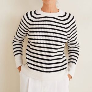 Mango women striped sweater